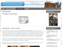 Tablet Screenshot of biblioteka.rydultowy.pl